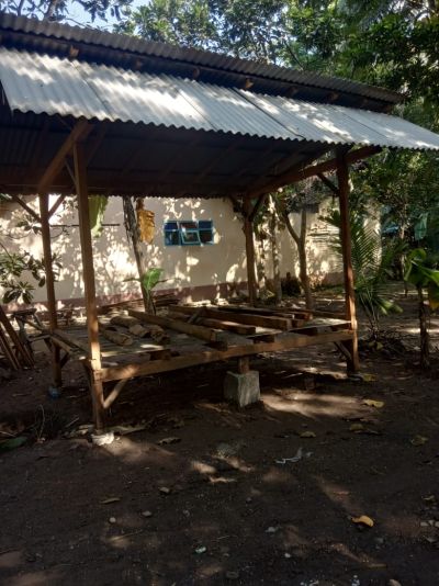 Pembangunan Pos Kamling Dusun Sokawera RW 03 RT 03 Desa Trikarso